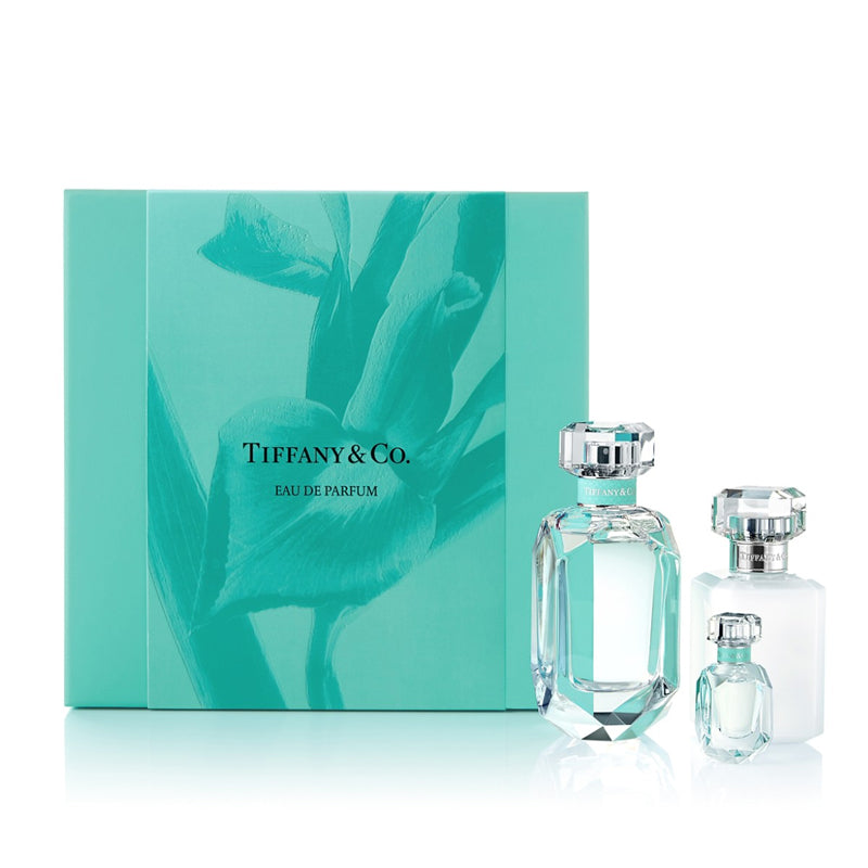 Tiffany & Co. Women EDP Gift Set (75ml + 7.4ml miniature + Body Lotion)