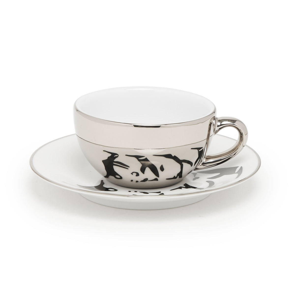 PENGUIN 6+6 COFFEE CUP & SAUCER IN GIFT BOX