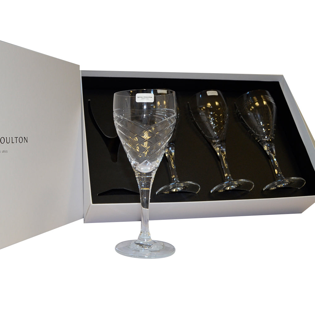 ROYAL DOULTON WINE BOX OF 4