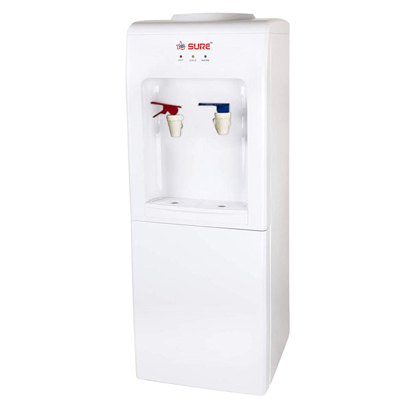 Sure Hot & Cold Top Loading Water Dispenser, White - SF1840