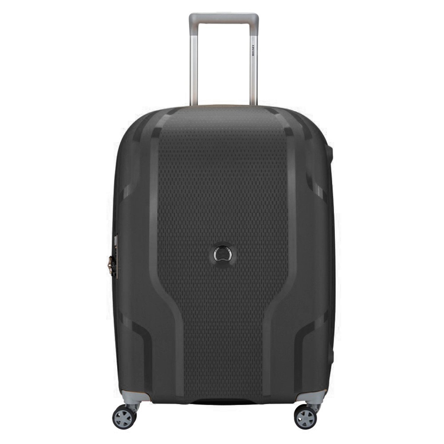 Delsey Clavel Hardcase Expandable CheckIn Luggage Trolley, Black