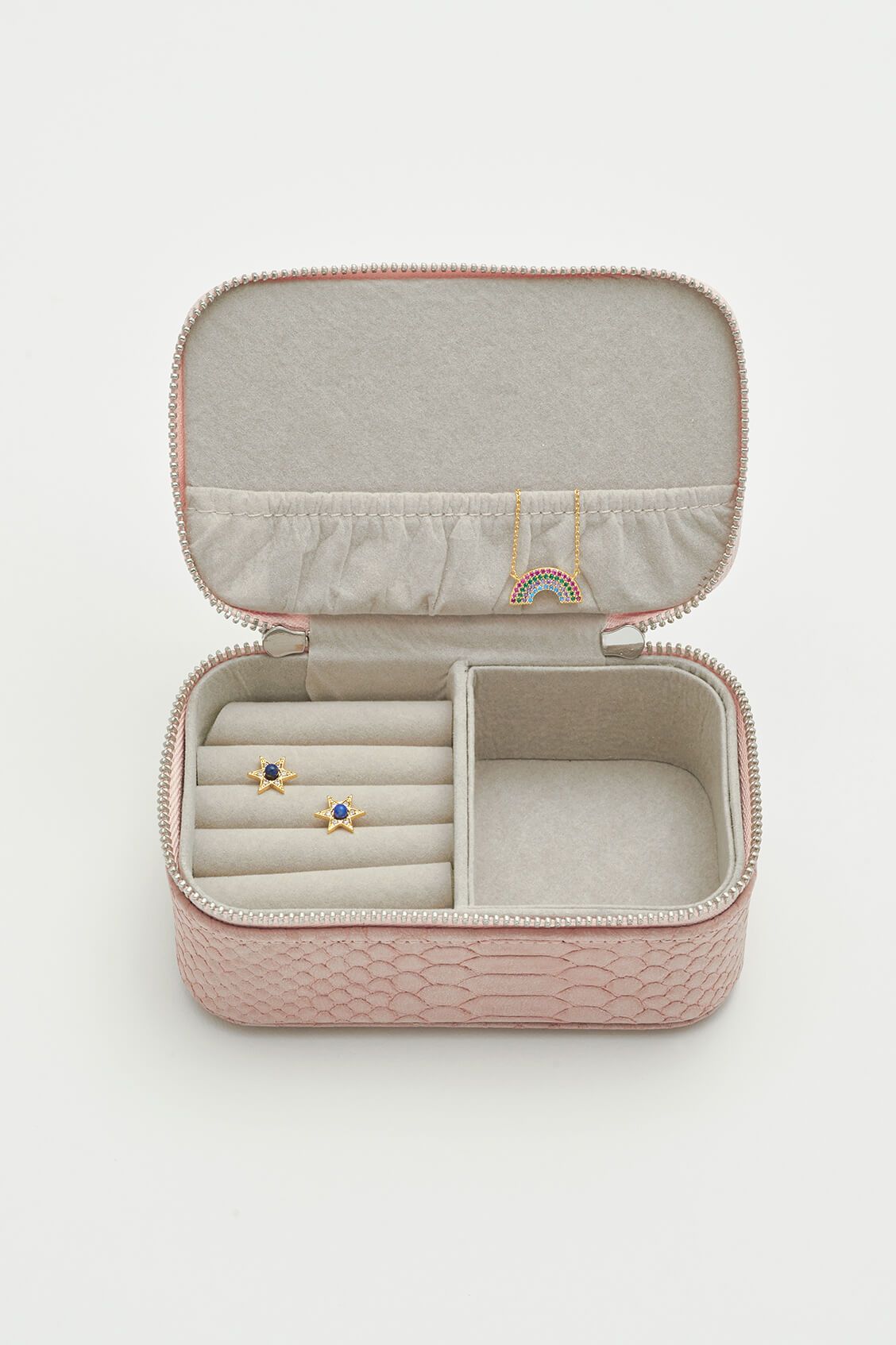 ESTELLA BARTLETT MINI JEWELLERY BOX EBP3631 BLUSH SNAKE