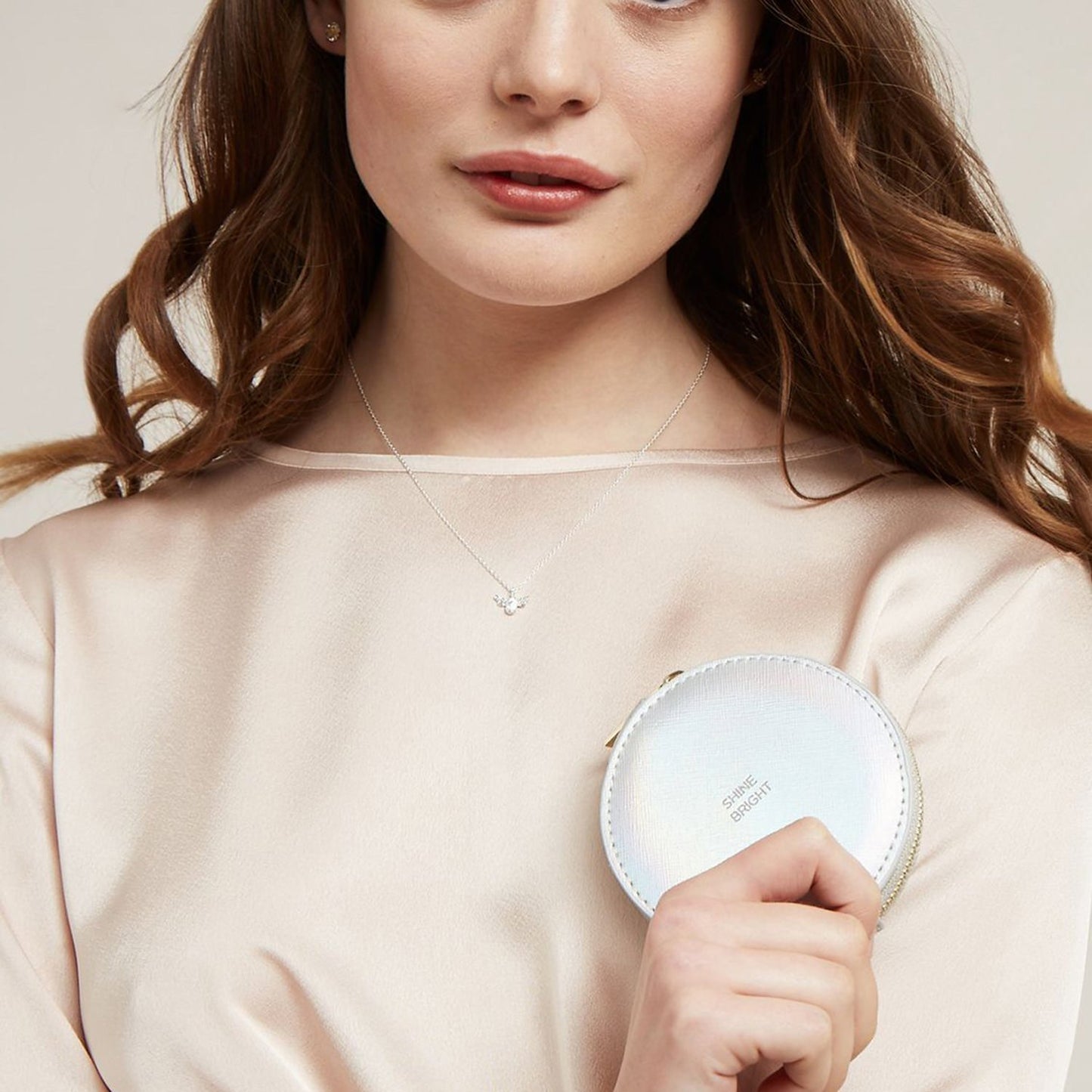 Estella Bartlett Shine Bright Circle Coin Purse - Iridescent - EBP2358
