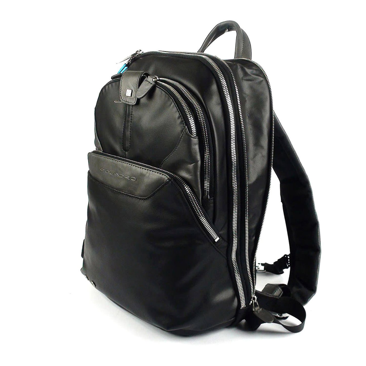 Piquadro Expandable Laptop Backpack- Black - CA2944OS/N