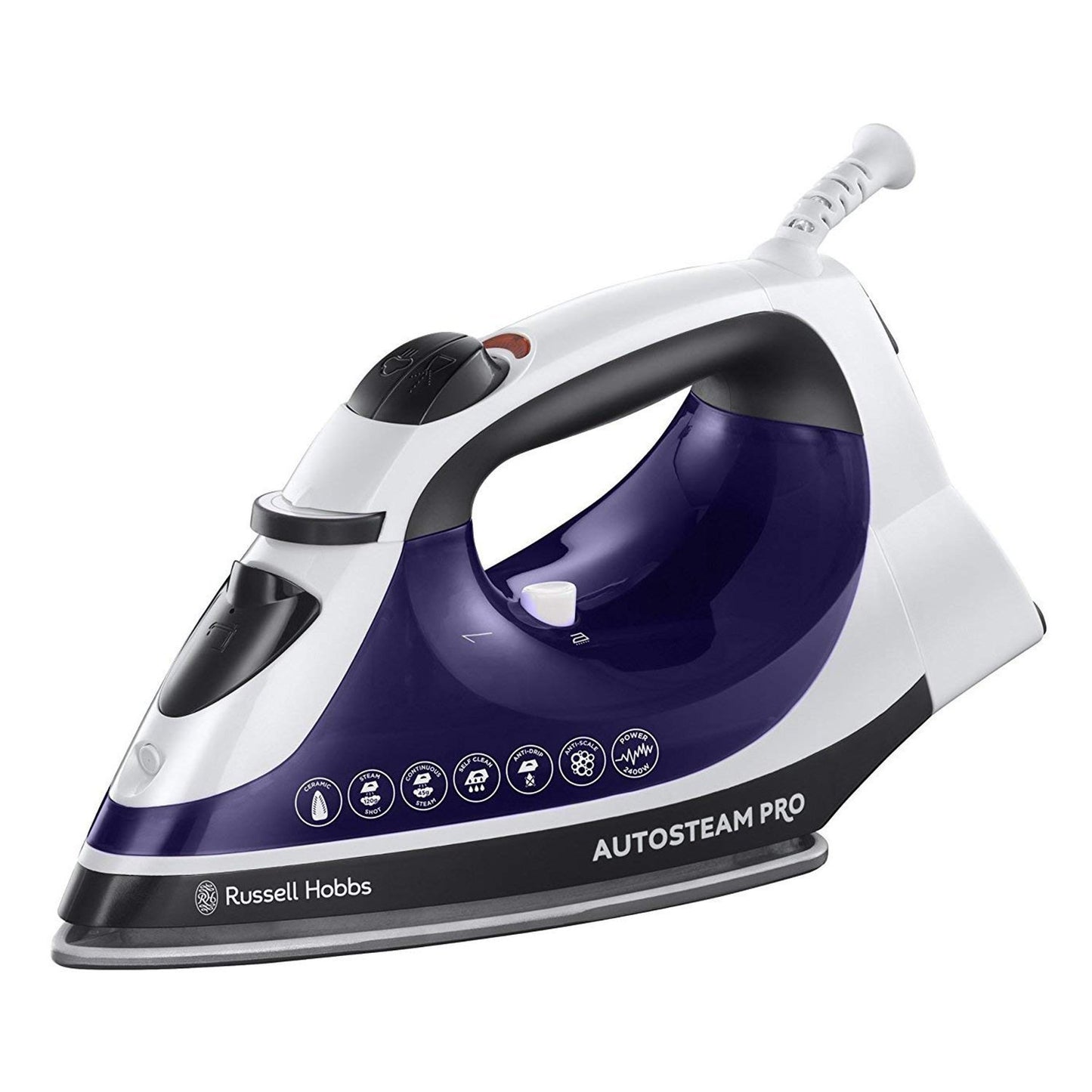 Russell Hobbs Auto Steam Purple Iron - 22523 - Jashanmal Home