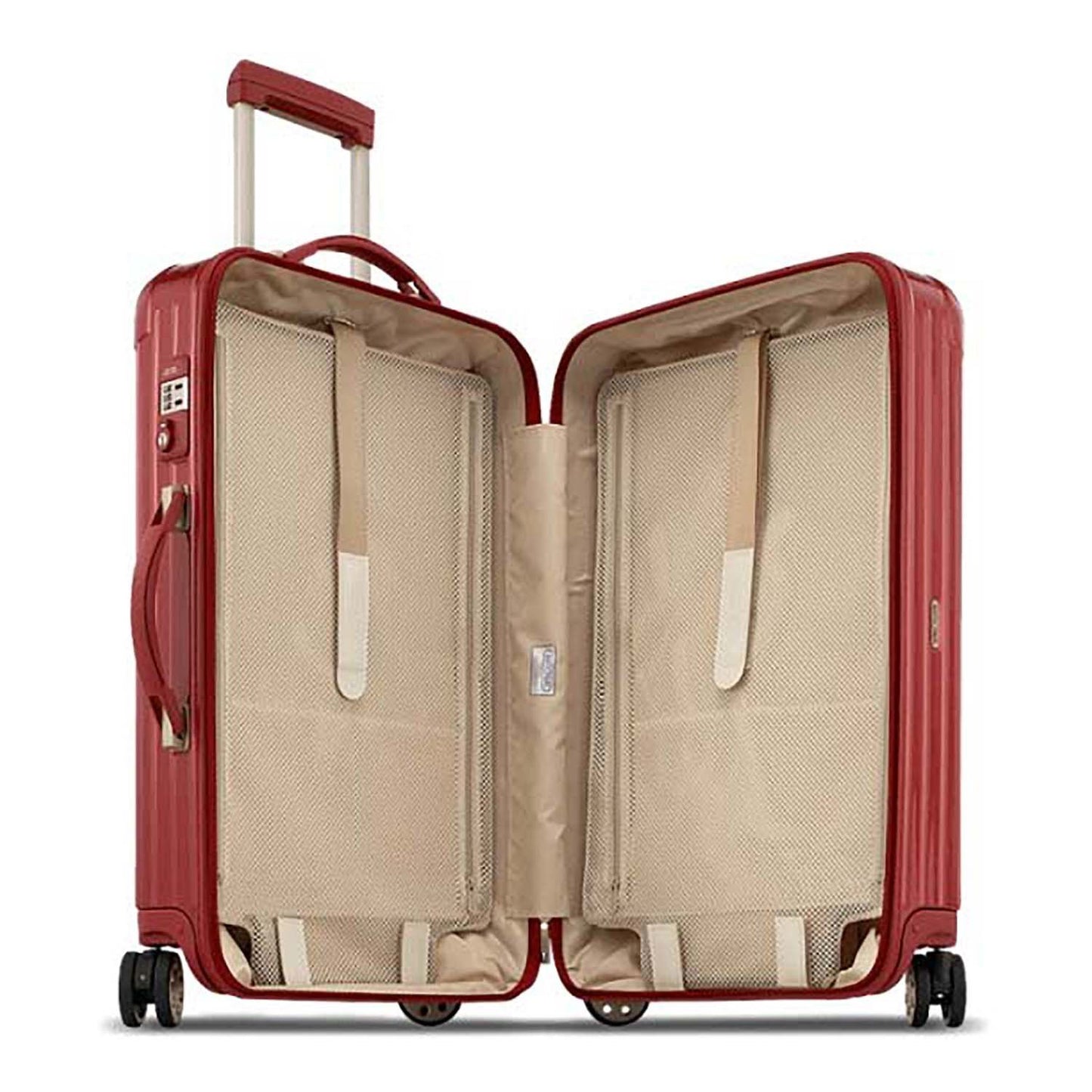 Rimowa Salsa Deluxe Electronic Tag Luggage Trolley Bag - Red Oriental - 831.63.53.5 RED - Jashanmal Home