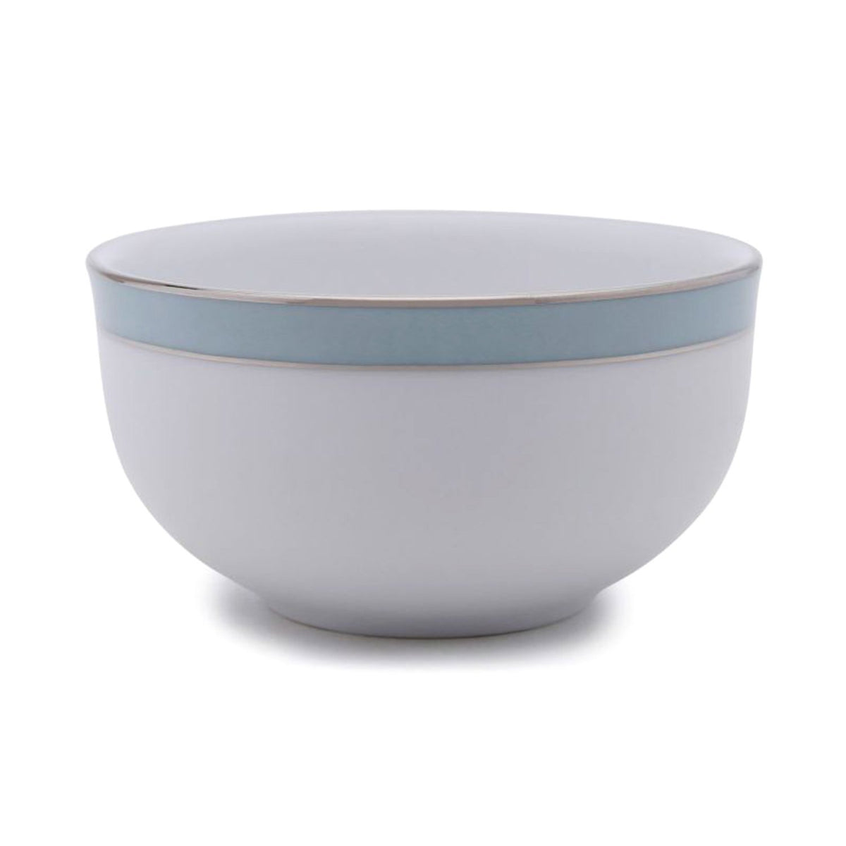 Dankotuwa Bella Bowl - White and Blue - BELLAB-0450