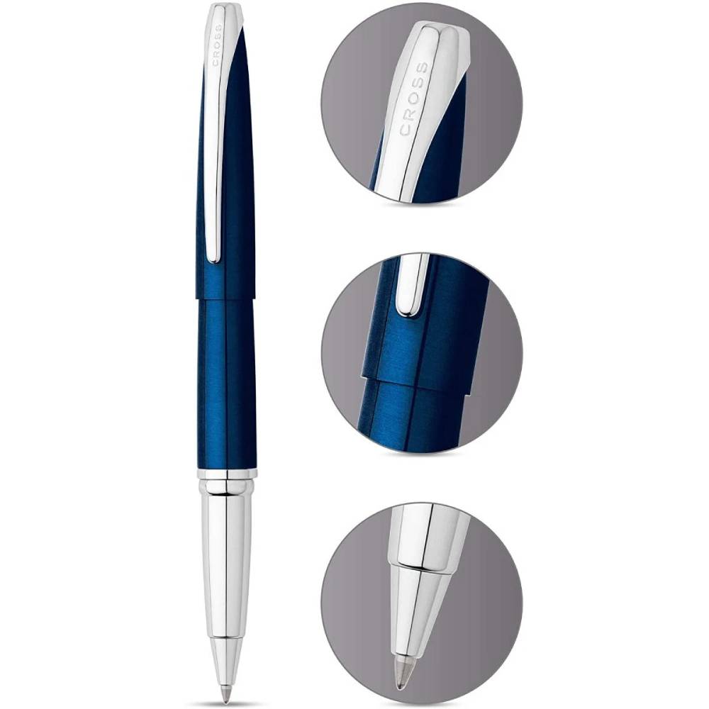 Cross ATX® Translucent Blue Lacquer Rollerball Pen - 885-37