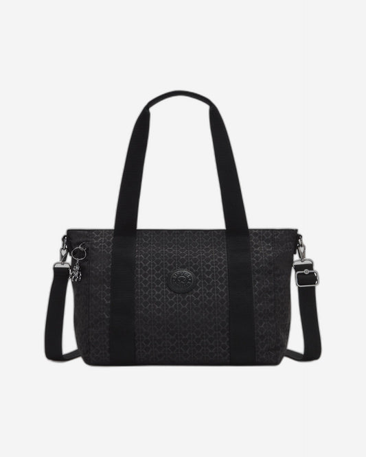 KIPLING-ASSENI S-Small tote (with removable shoulderstrap)-Signature Emb-I6232-K59 - I6232-K59