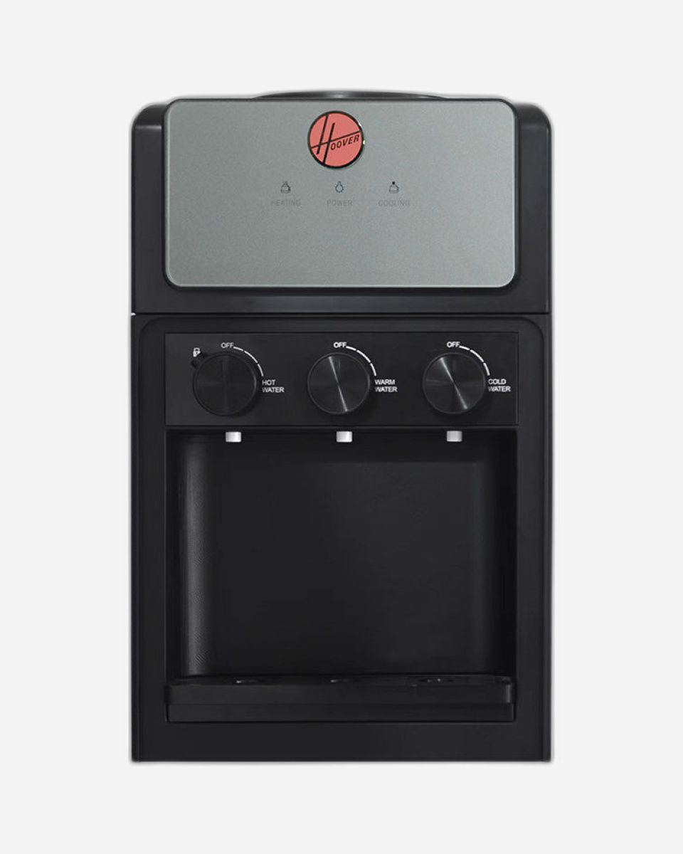Hoover 3?Tap Table?Top Water Dispenser with Dial Control