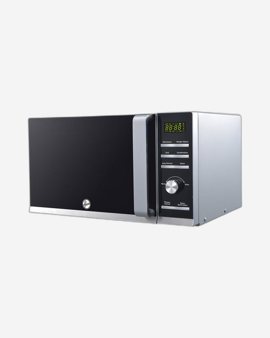 Hoover 30L Digital Microwave with Grill Oven - HMW-M30G-S, 900W Power, Defrost, Grill Function, Digital Button Control, Black