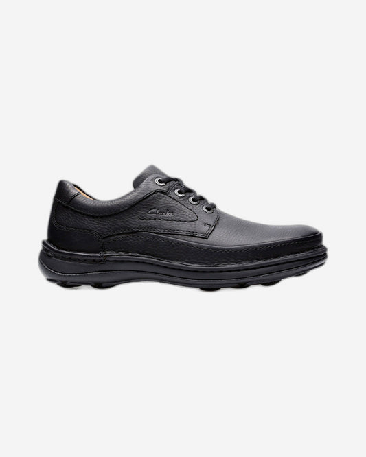 Clarks Nature Three Men'S Shoes - Black Leather - 20339008