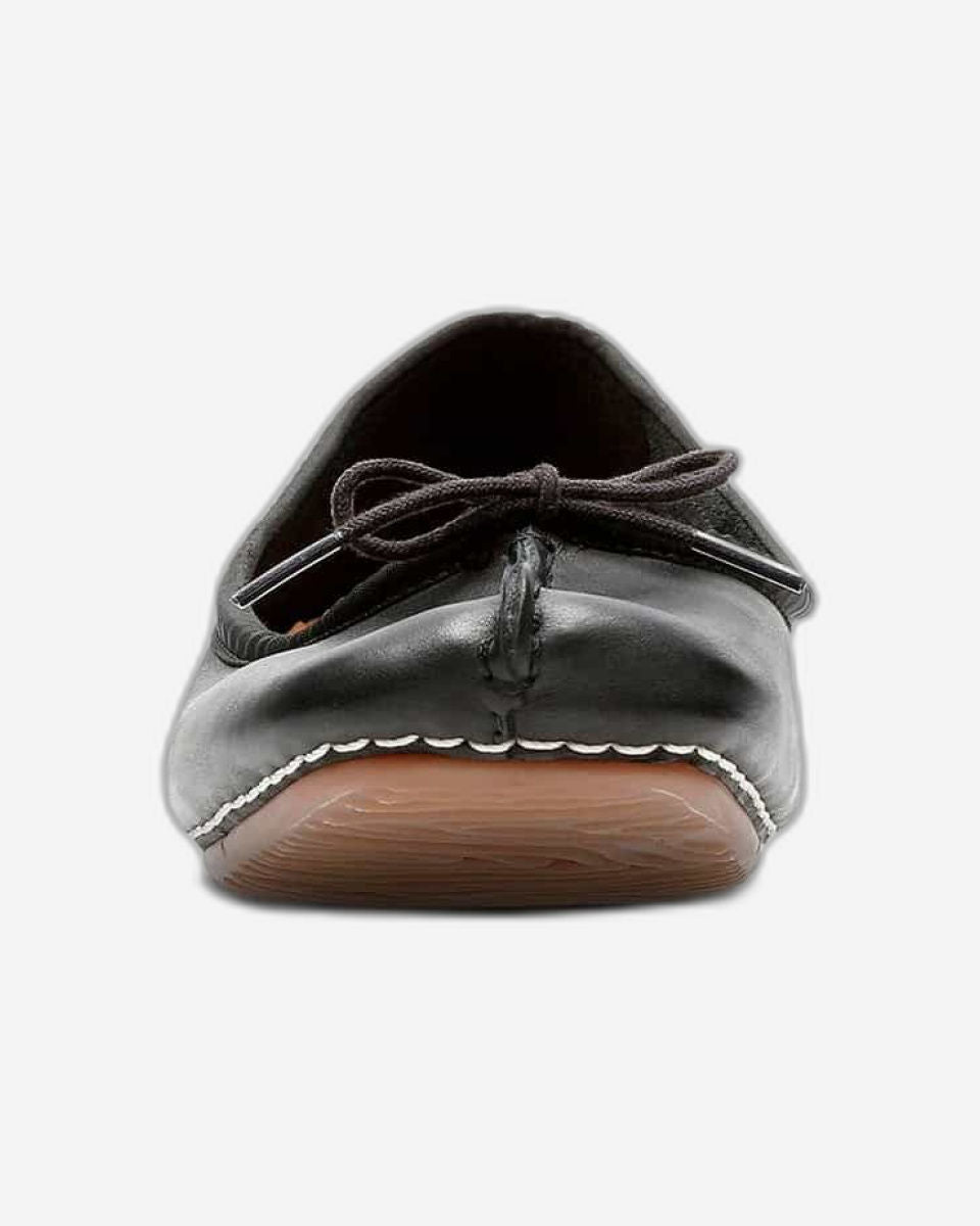 Clarks Freckle Ice - Shoes - Black Leather - 203529295 - E Width (Wide Fit)
