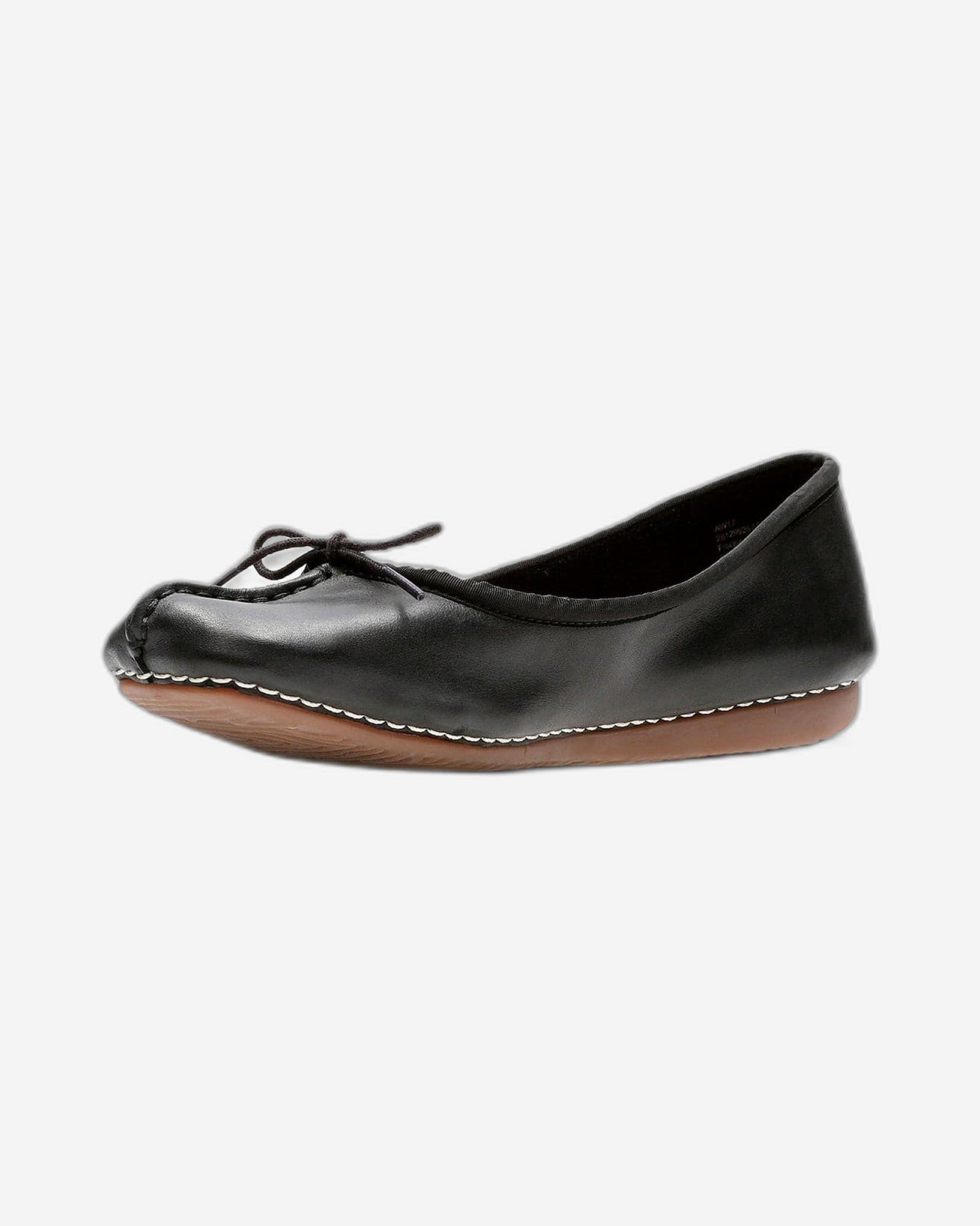 Clarks Freckle Ice - Shoes - Black Leather - 203529295 - E Width (Wide Fit)