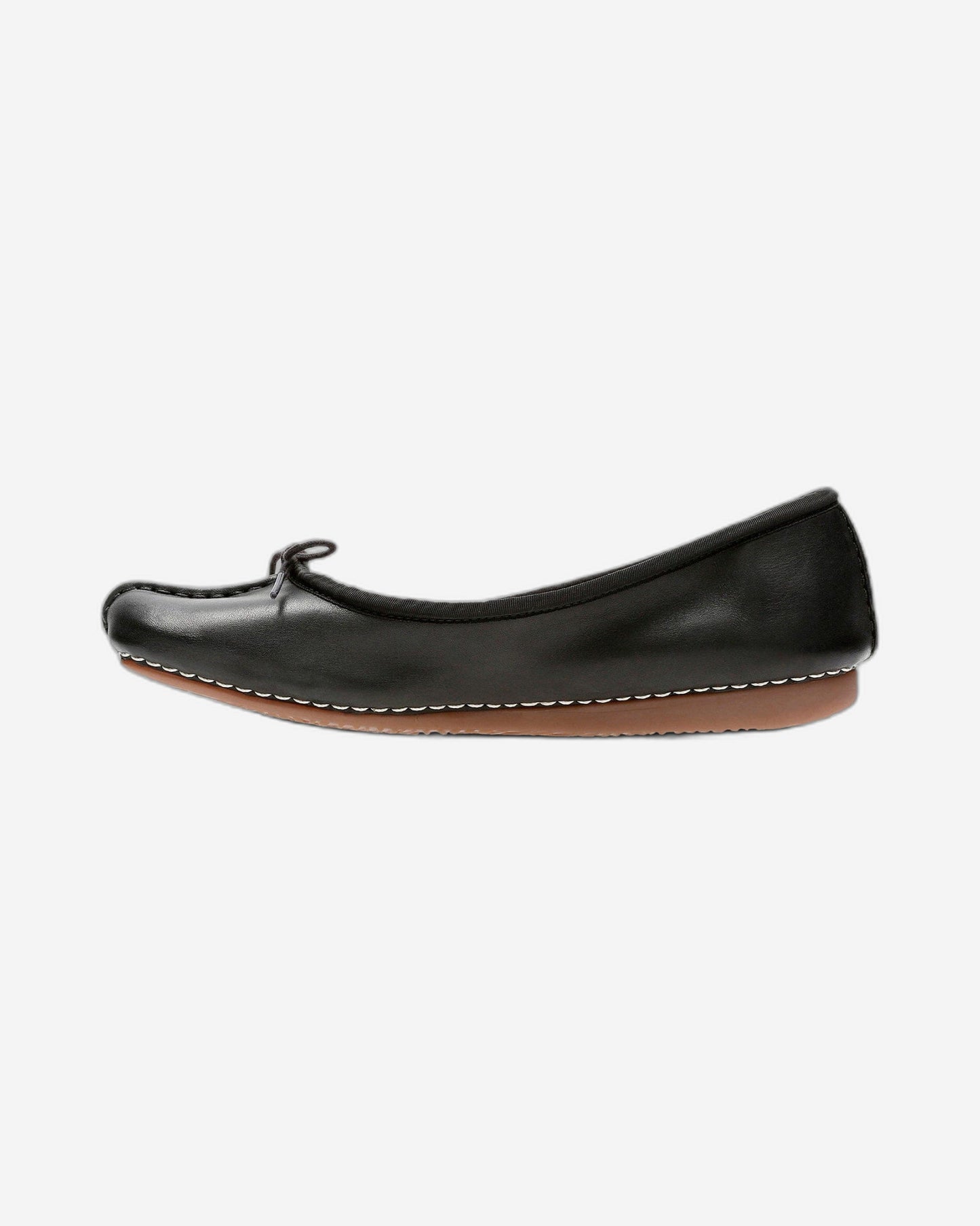 Clarks Freckle Ice - Shoes - Black Leather - 203529295 - E Width (Wide Fit)