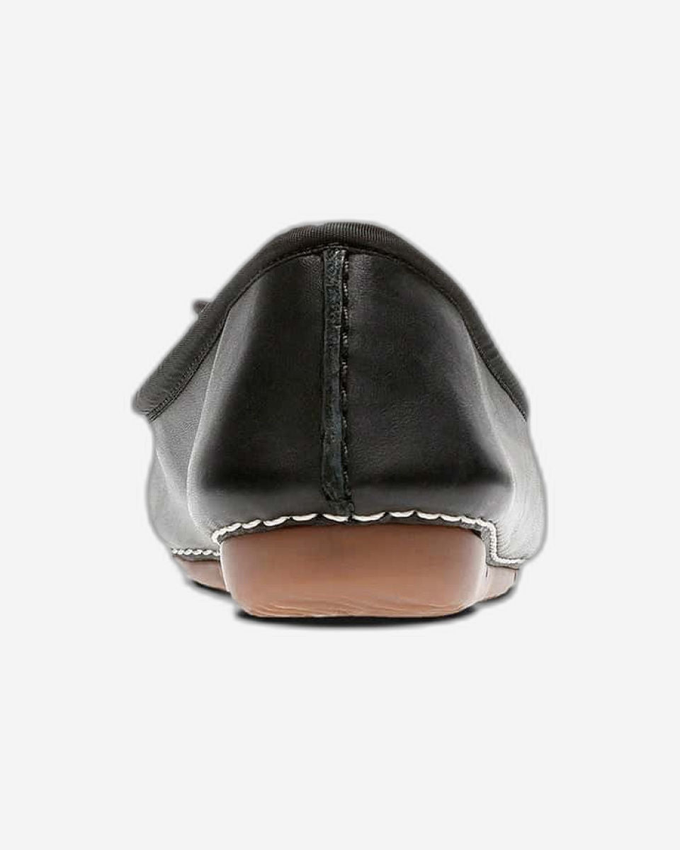 Clarks Freckle Ice - Shoes - Black Leather - 203529295 - E Width (Wide Fit)