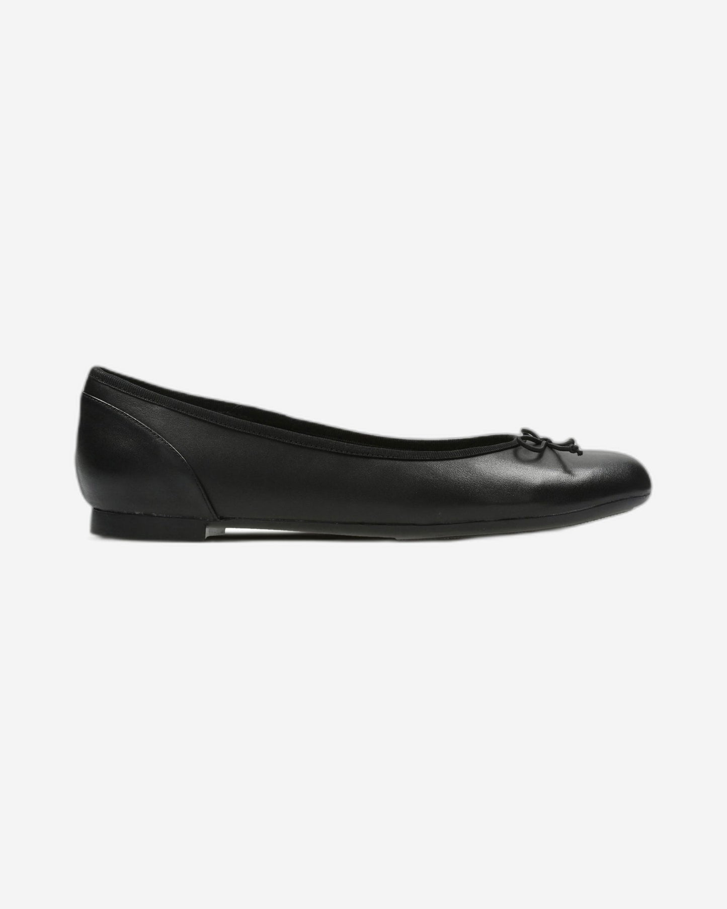 Clarks Couture Bloom Shoes - Black Leather - 261154854 - D Width (Standard Fit)