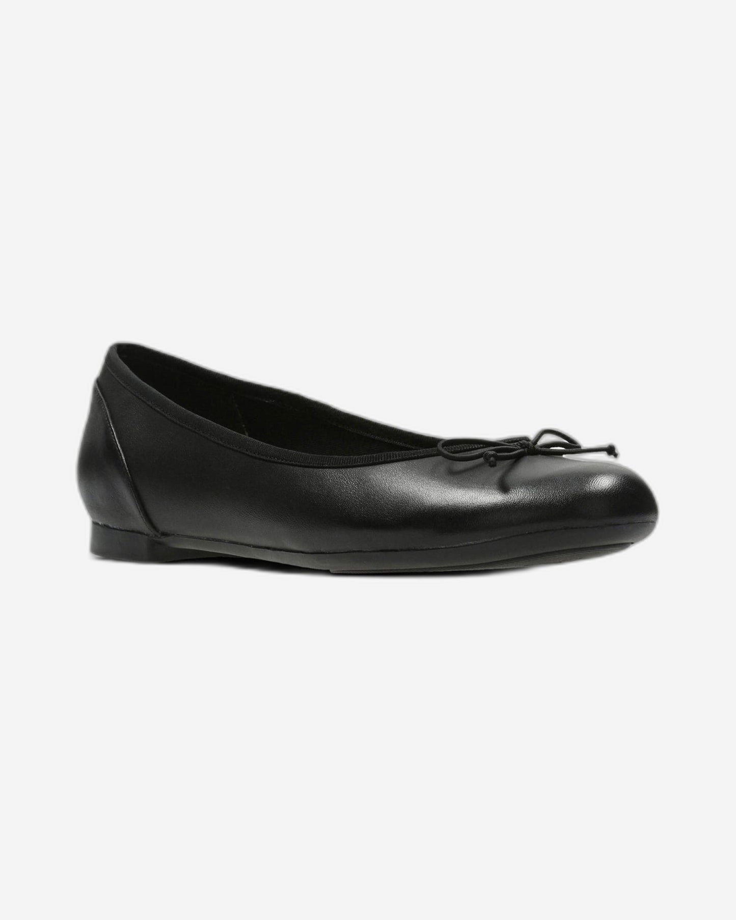 Clarks Couture Bloom Shoes - Black Leather - 261154854 - D Width (Standard Fit)