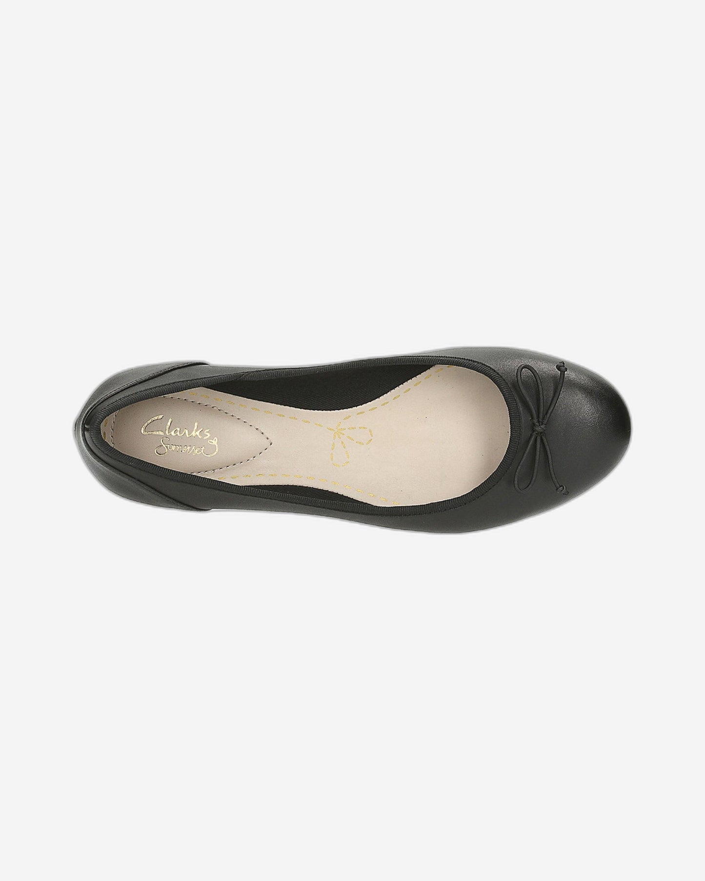 Clarks Couture Bloom Shoes - Black Leather - 261154854 - D Width (Standard Fit)