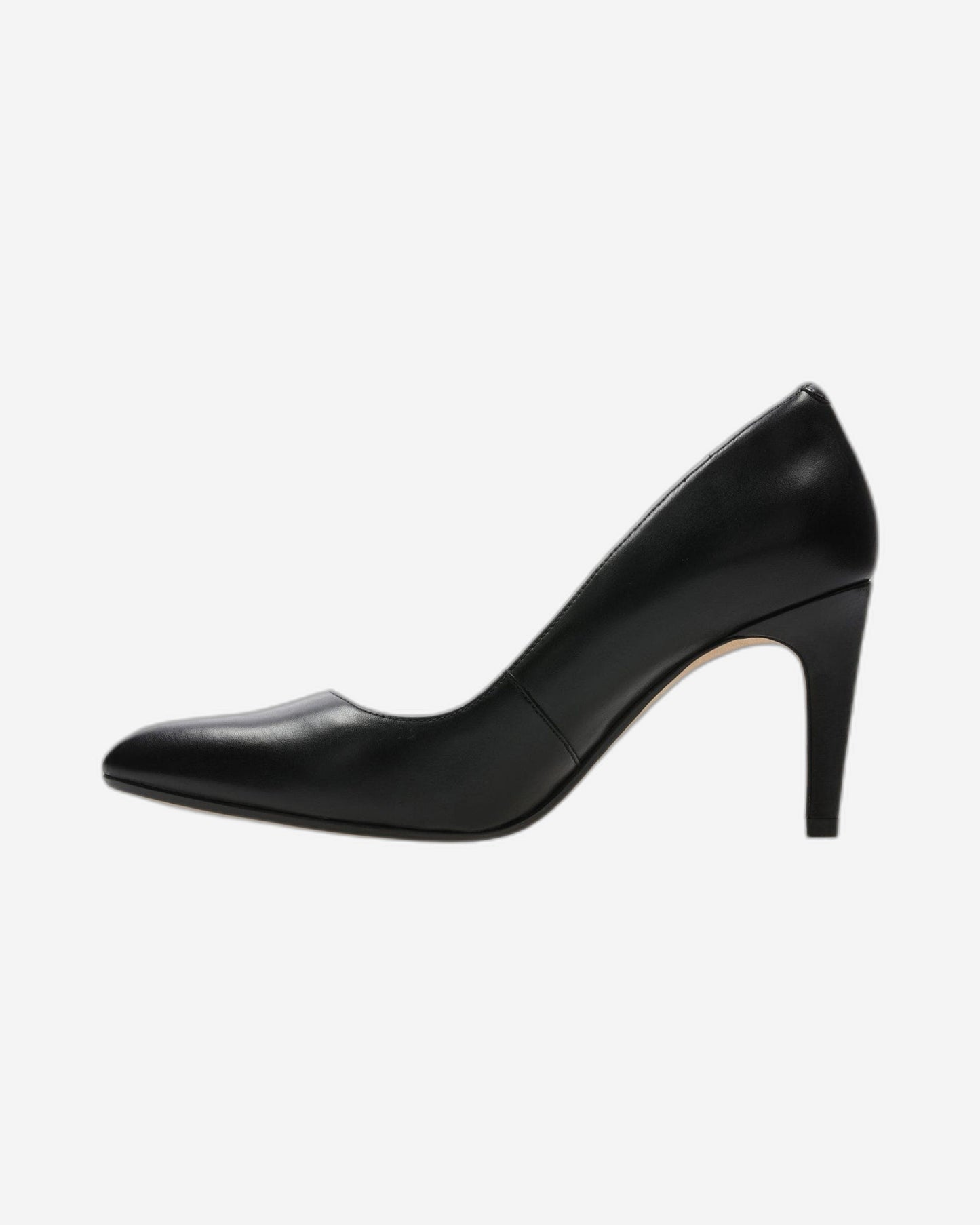 Clarks Laina Rae - Shoes - Black Leather - 261351744 - D Width (Standard Fit)