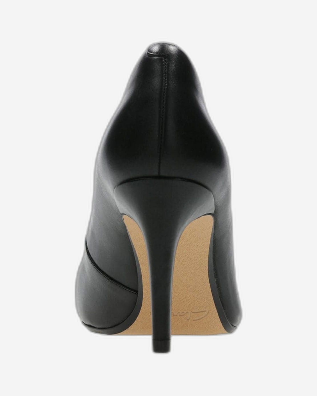 Clarks Laina Rae - Shoes - Black Leather - 261351744 - D Width (Standard Fit)