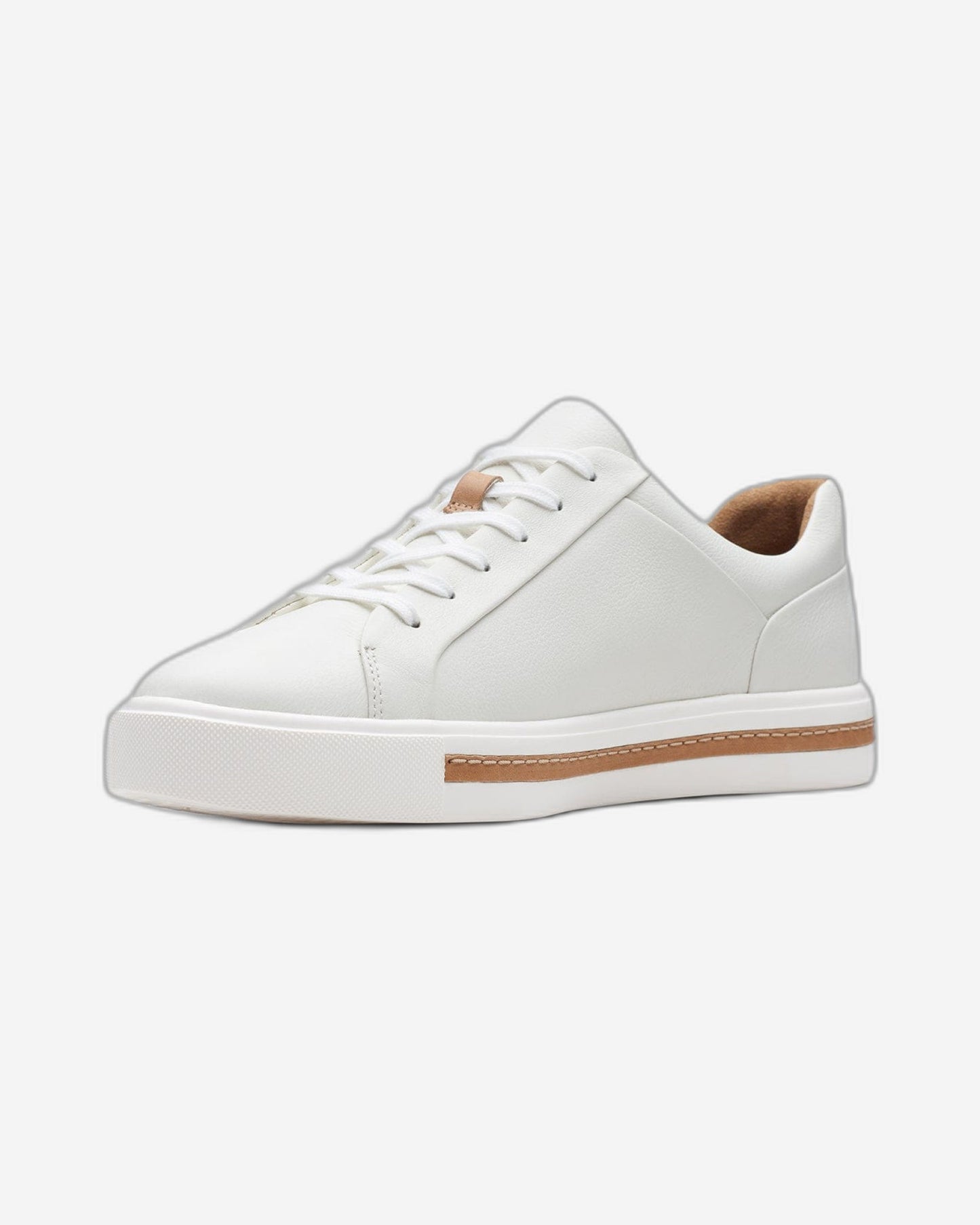 Clarks Un Maui Lace - Shoes - White Leather - 261401684 - D Width (Standard Fit)