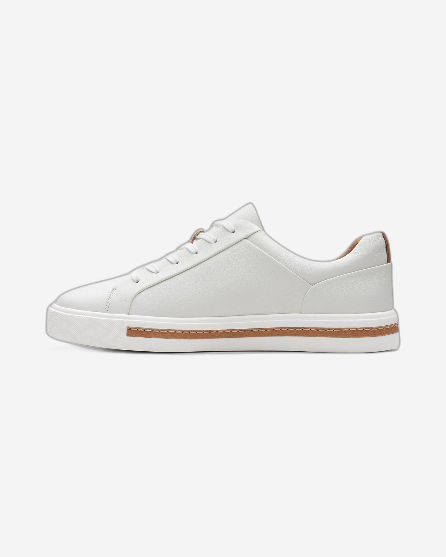 Clarks Un Maui Lace - Shoes - White Leather - 261401684 - D Width (Standard Fit)
