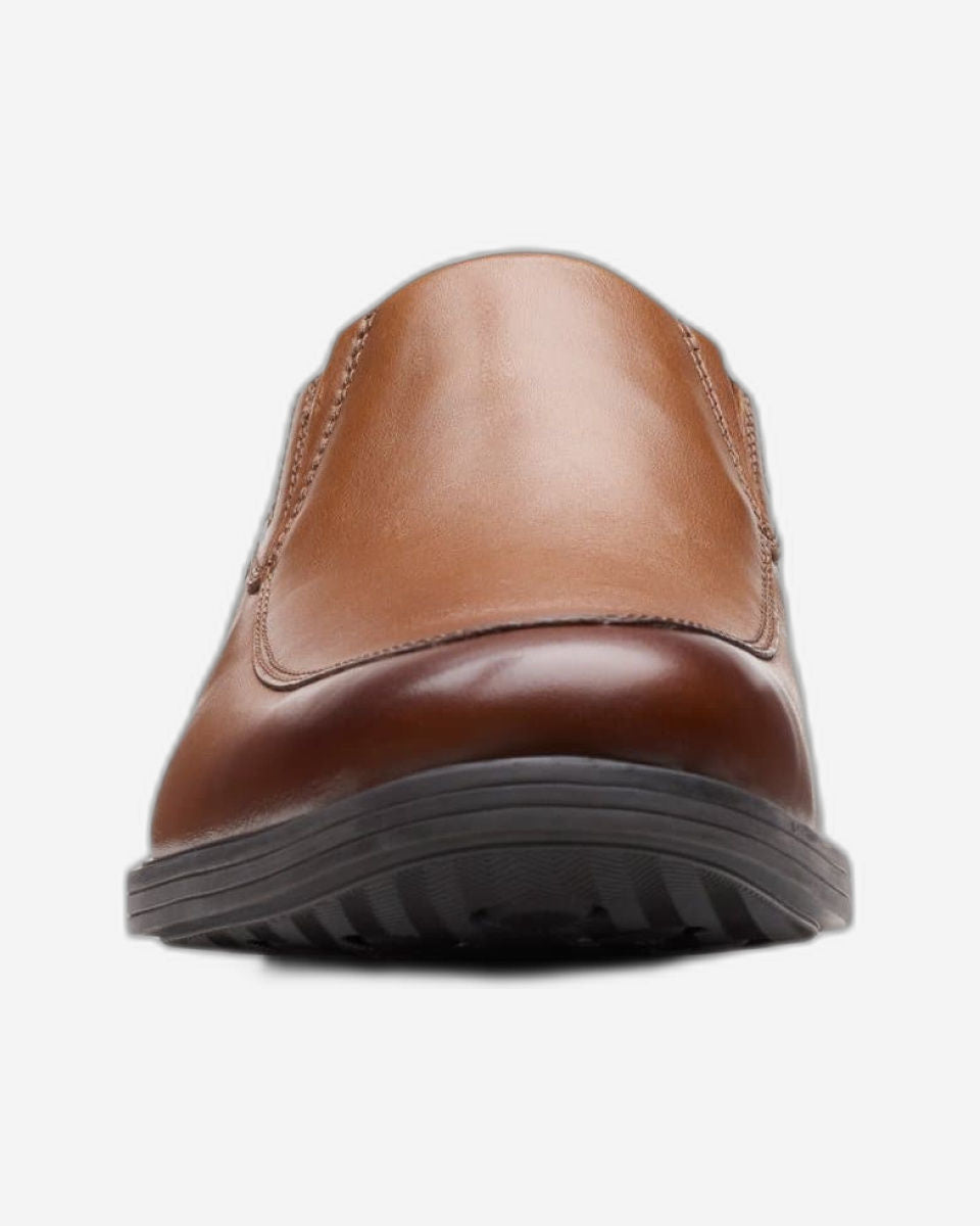 Clarks Whiddon Step - Shoes - Dark Tan Leather - 261529177 - G Width (Standard Fit)