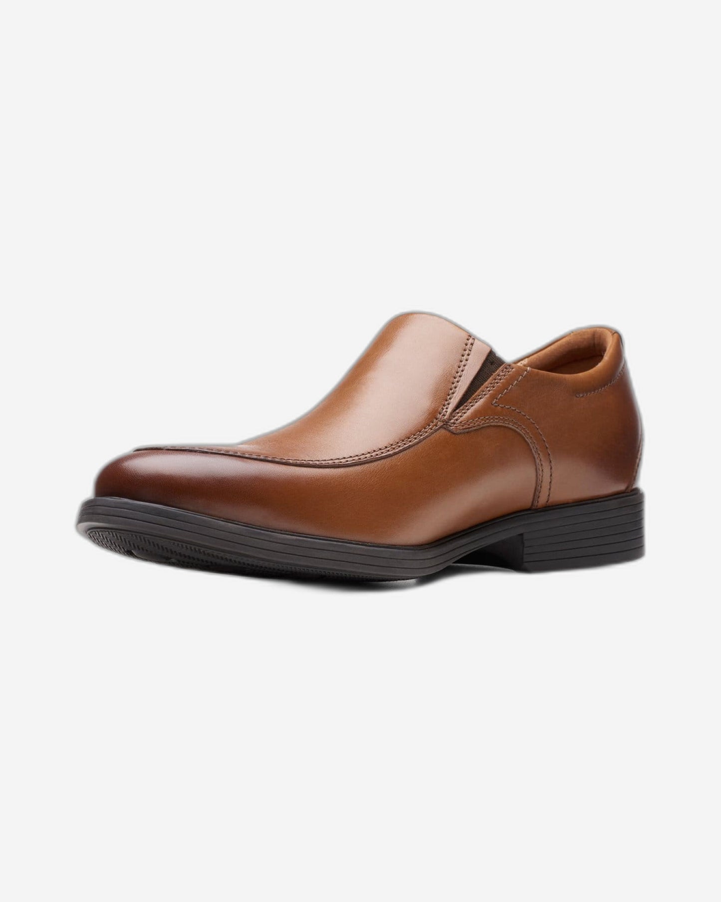 Clarks Whiddon Step - Shoes - Dark Tan Leather - 261529177 - G Width (Standard Fit)