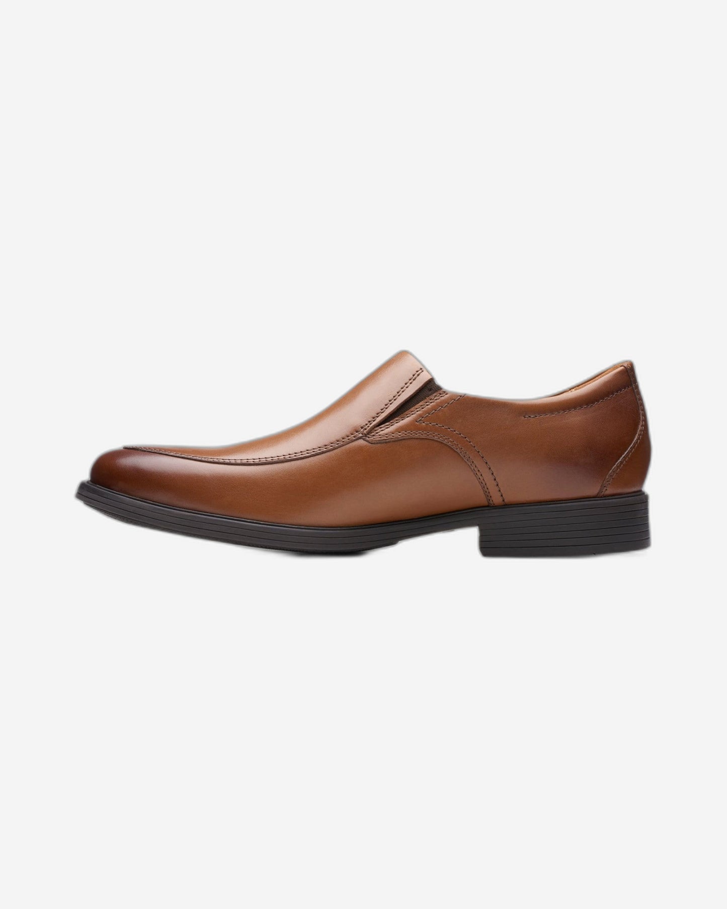 Clarks Whiddon Step - Shoes - Dark Tan Leather - 261529177 - G Width (Standard Fit)
