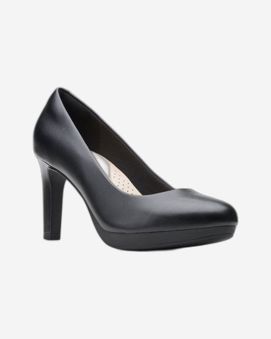 Clarks Ambyr Joy - Shoes - Black Leather - 261577644 - D Width (Standard Fit)