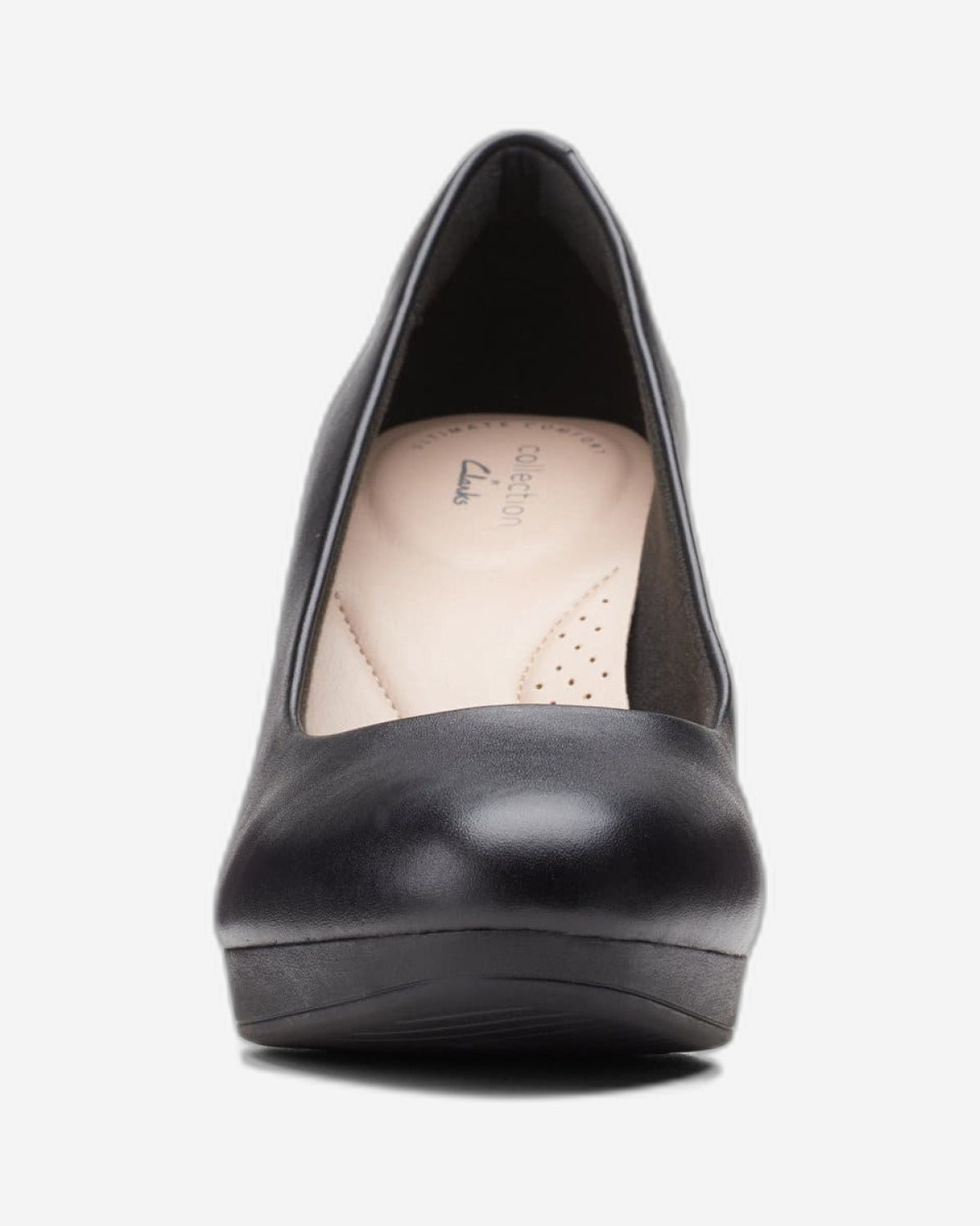 Clarks Ambyr Joy - Shoes - Black Leather - 261577644 - D Width (Standard Fit)