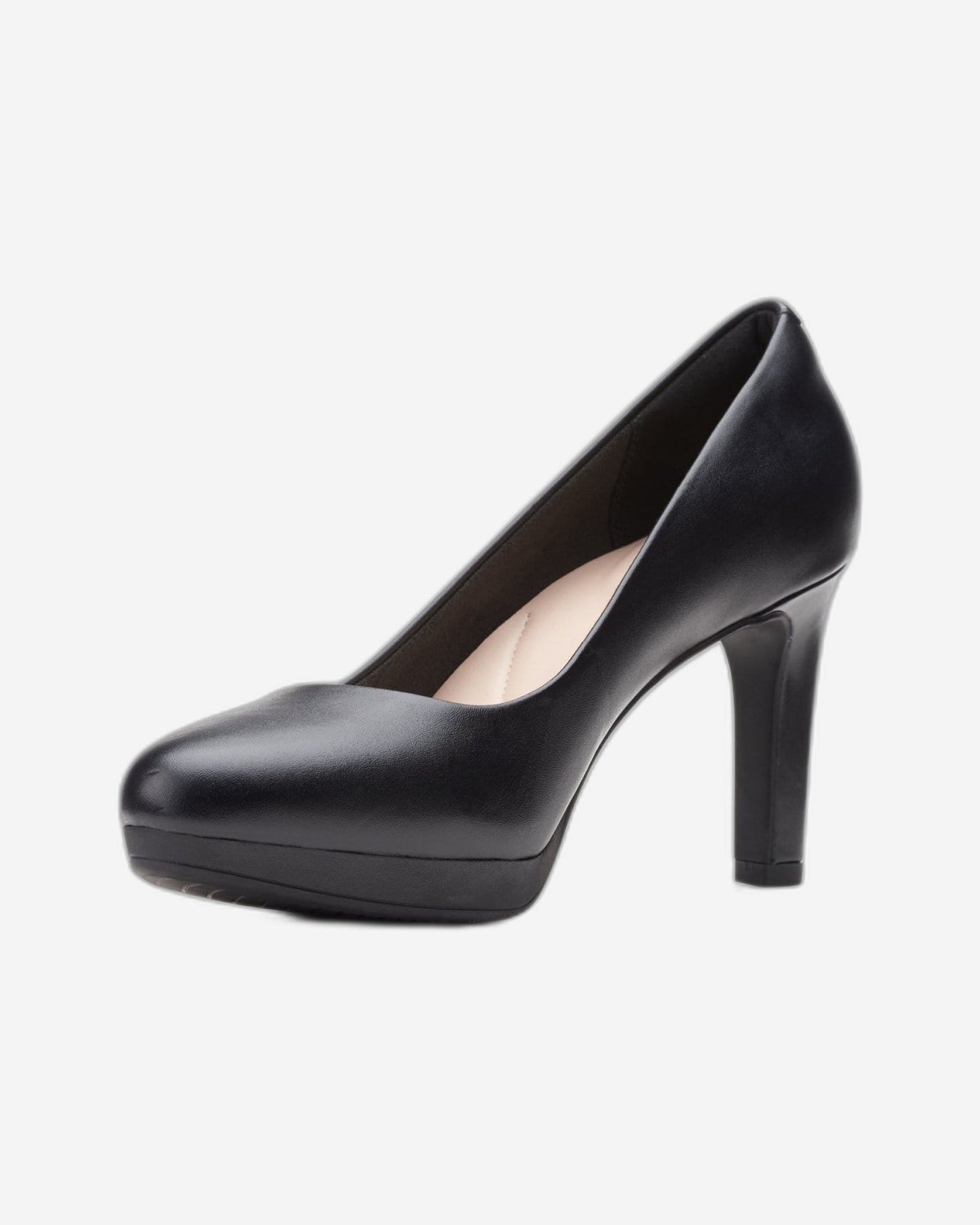 Clarks Ambyr Joy - Shoes - Black Leather - 261577644 - D Width (Standard Fit)