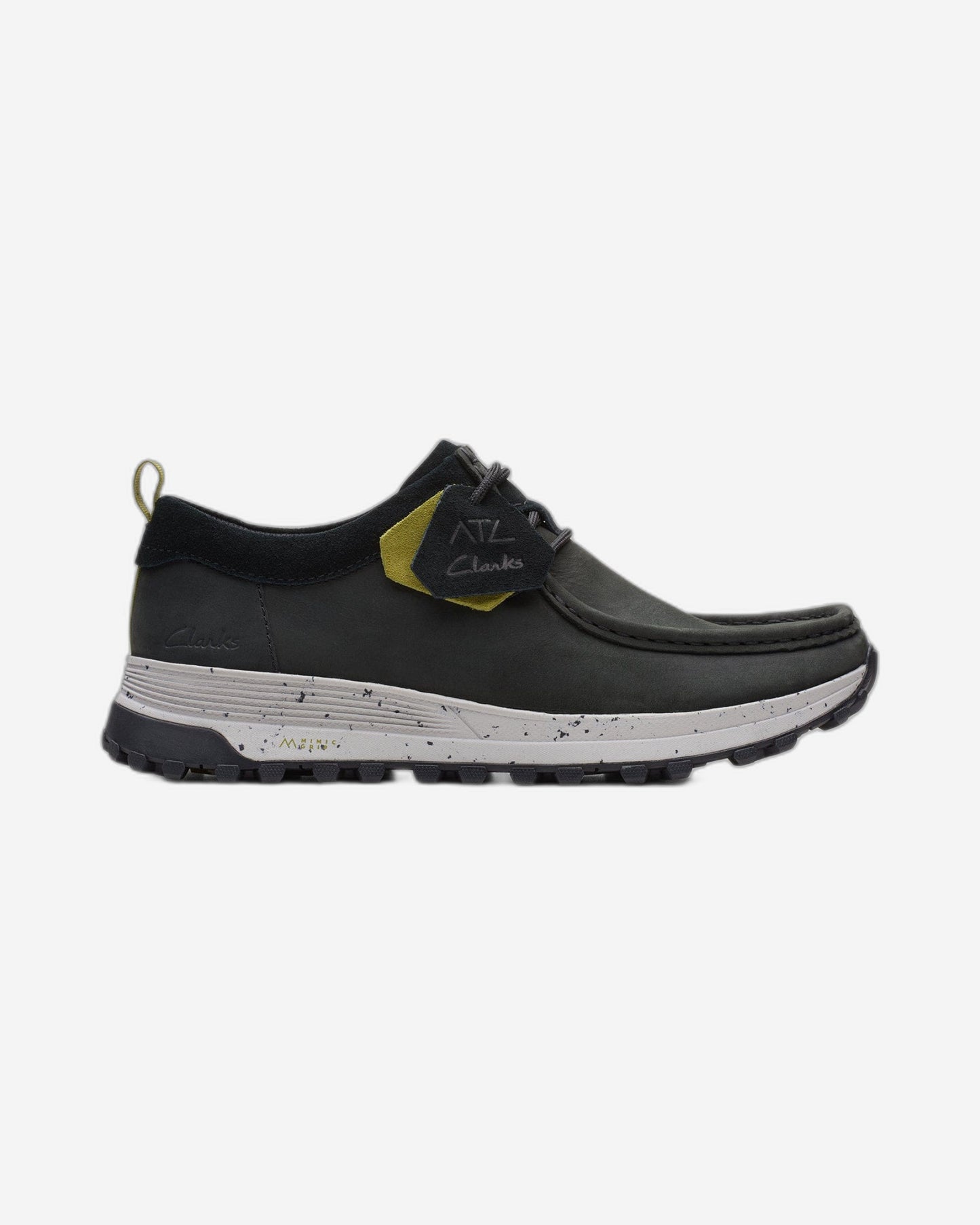 Clarks Atl Trek Wally Shoes - Black Nubuck - 261656817 - G Width (Standard Fit)