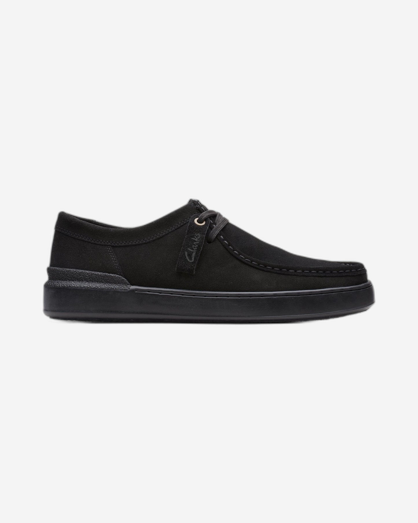 Clarks Courtlitewally Shoes - Black/Black - 261667967 - G Width (Standard Fit)