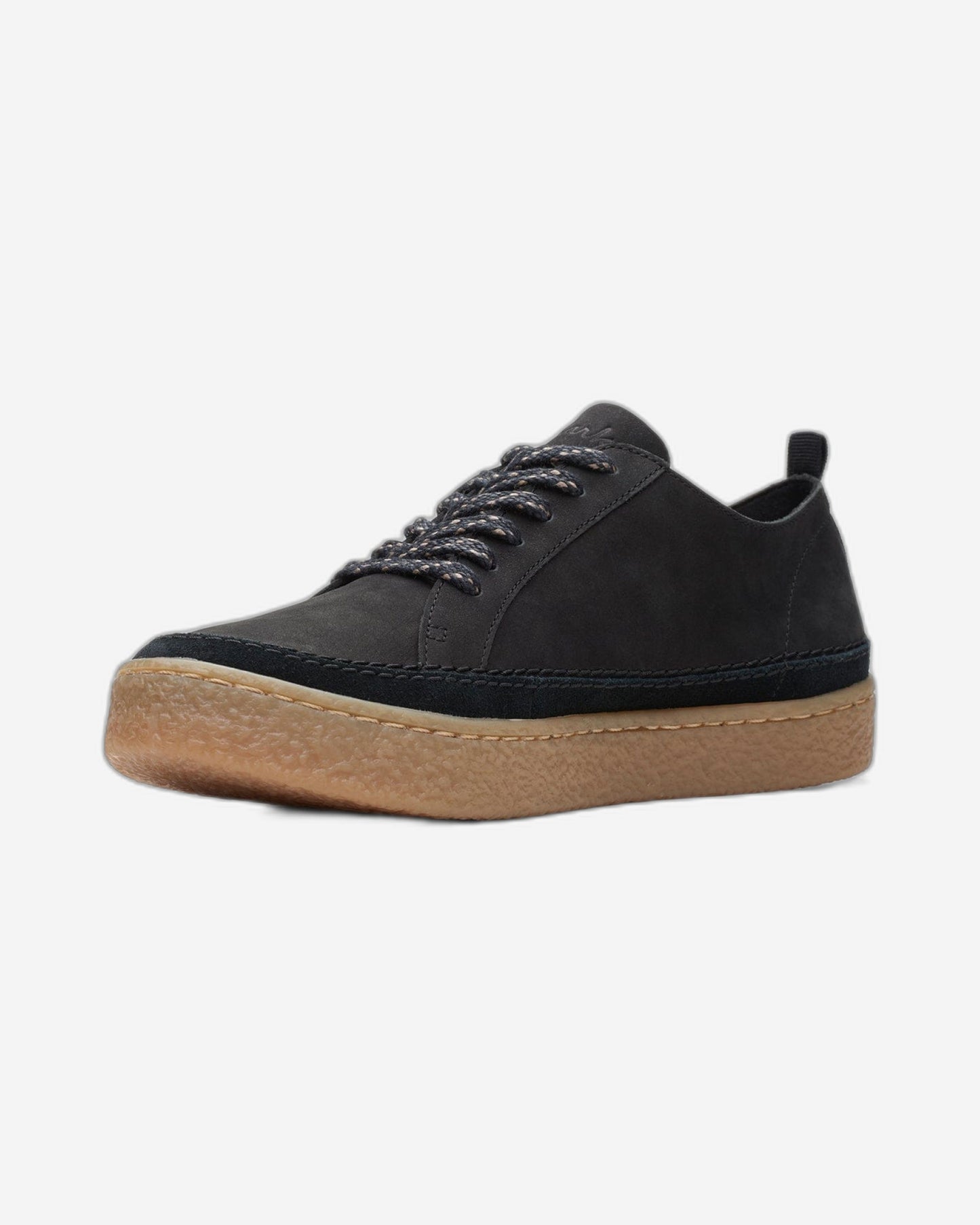 Clarks Barleigh Lace Shoes - Black Nubuck - 261676664 - D Width (Standard Fit)
