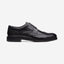 Clarks Craftdean Wing Shoes - Black Leather - 261691837 - G Width (Standard Fit)