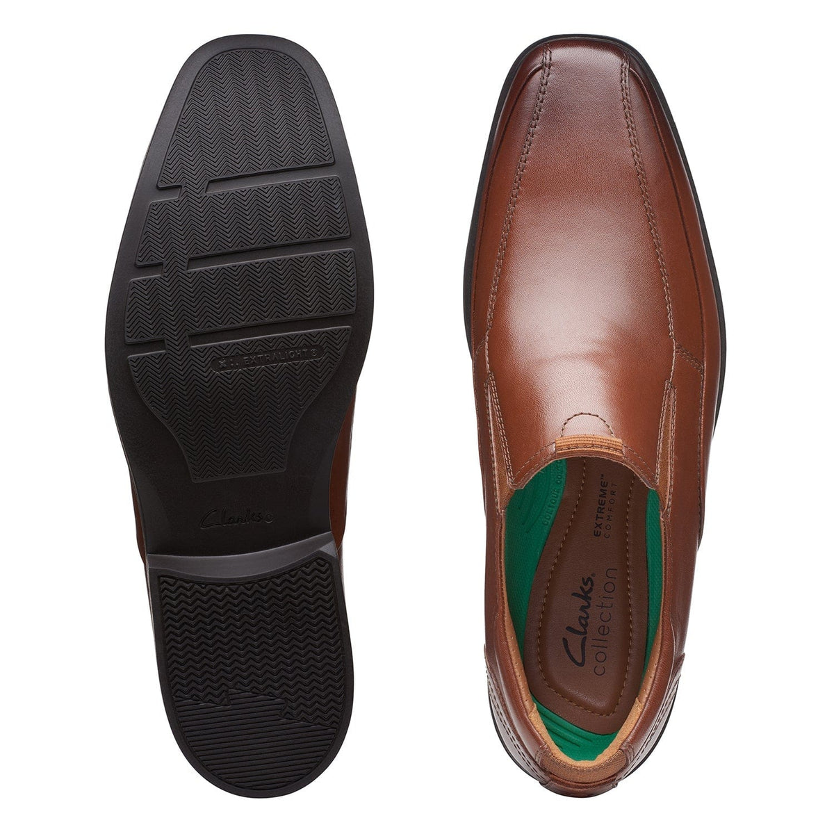 Clarks Clarkslite Ave - Shoes - Tan Leather - 261692418 - H Width (Wide Fit)