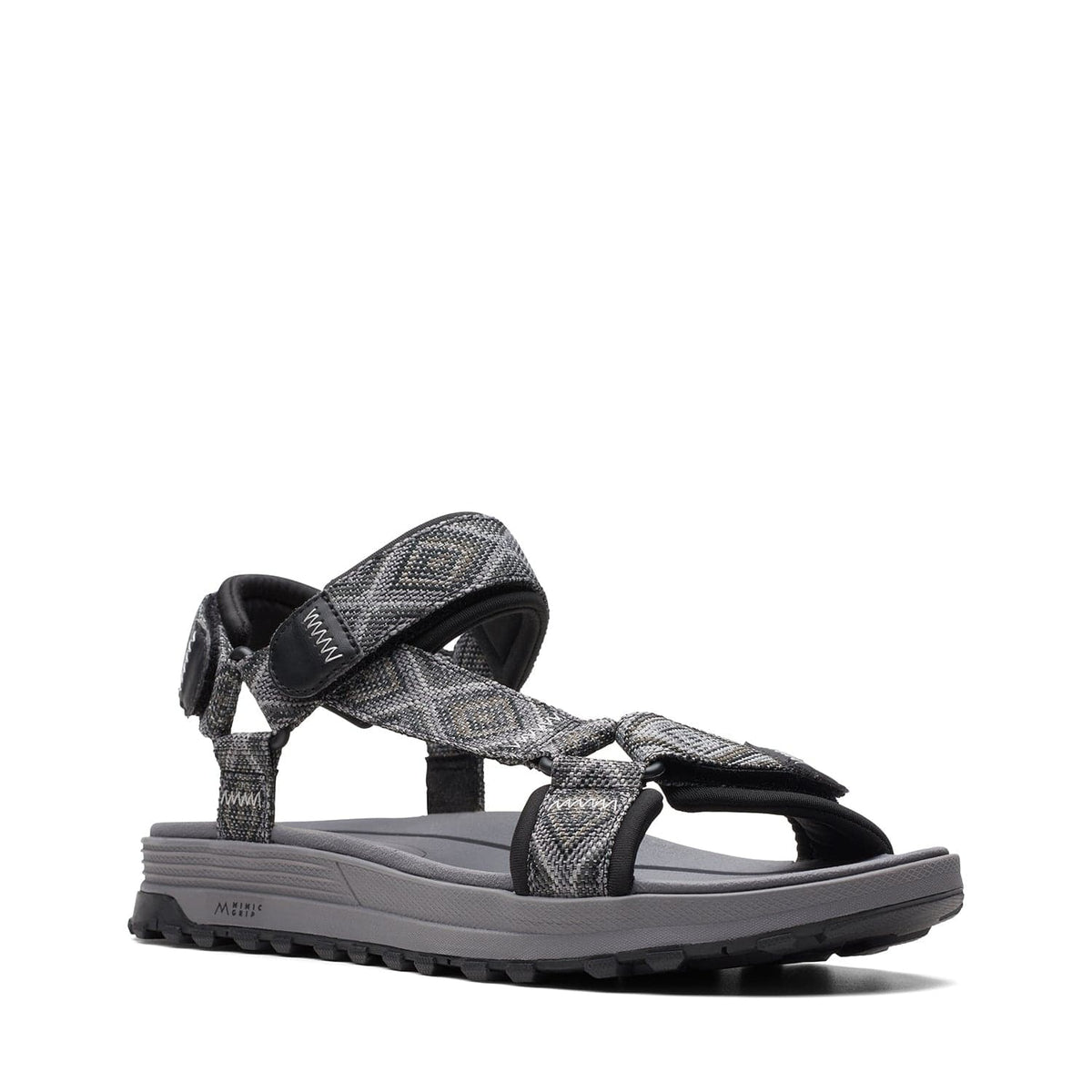 Clarks Atl Trek Sea - Sandals - Black Grey Combi - 261701247 - G Width (Standard Fit)