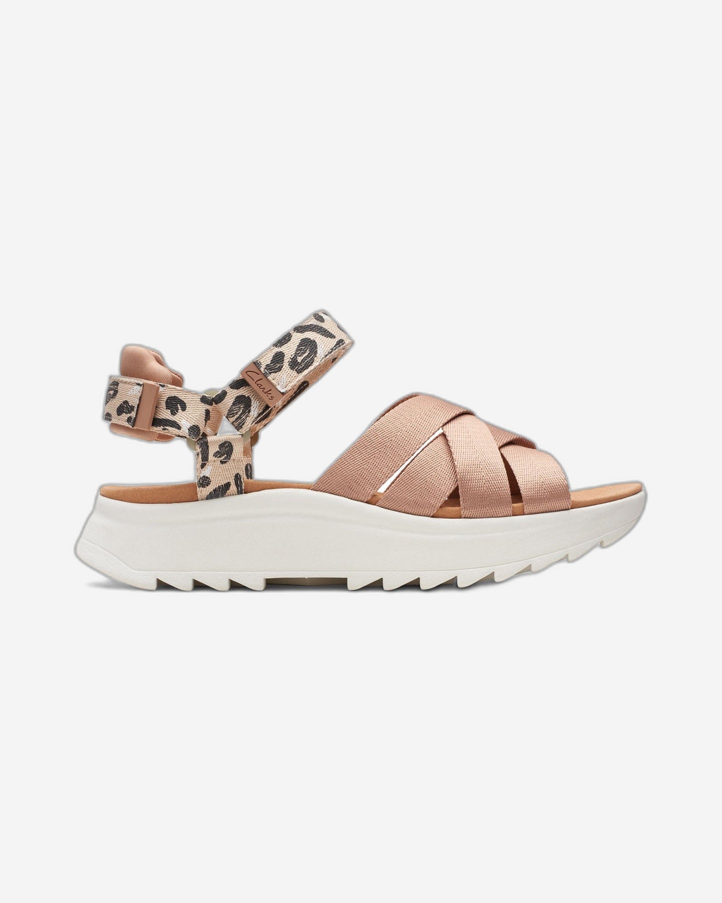 Clarks Dashlite Cross - Sandals - Praline Combi - 261704274 - D Width (Standard Fit)