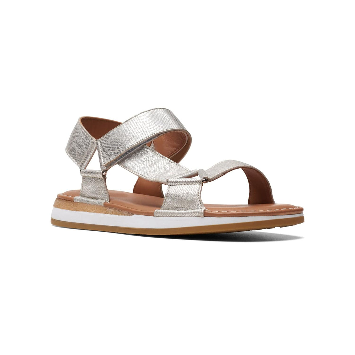 Clarks Craftsun Sport - Sandals - Silver Leather - 261704484 - D Width (Standard Fit)