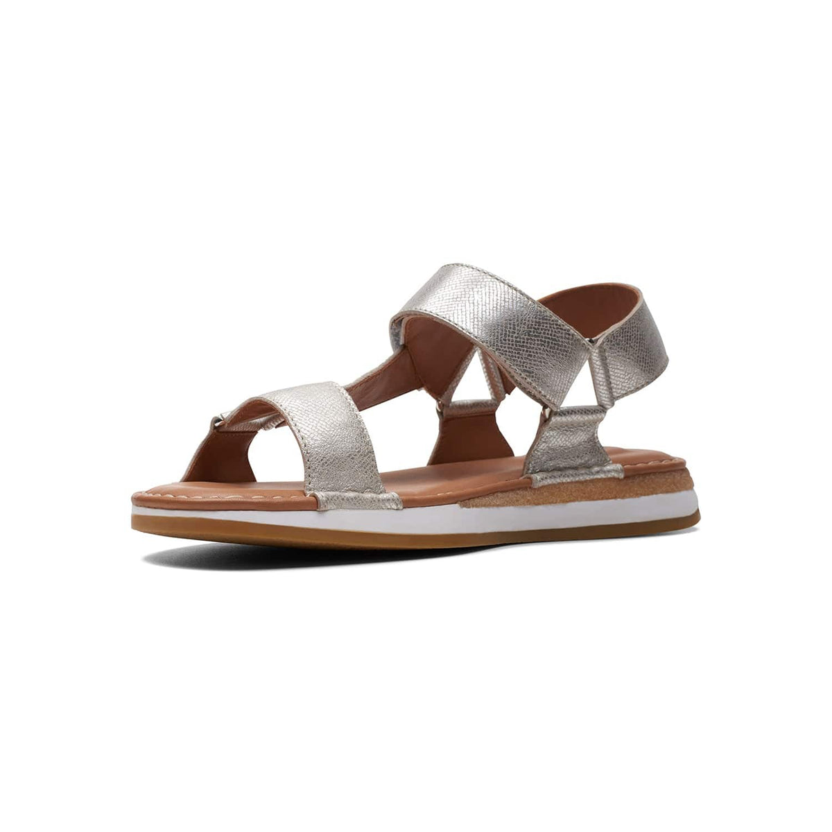 Clarks Craftsun Sport - Sandals - Silver Leather - 261704484 - D Width (Standard Fit)