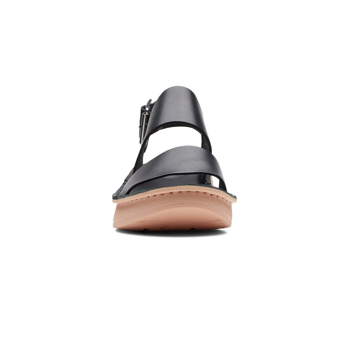 Clarks Velhill Strap - Sandals - Black Leather - 261708224 - D Width (Standard Fit)