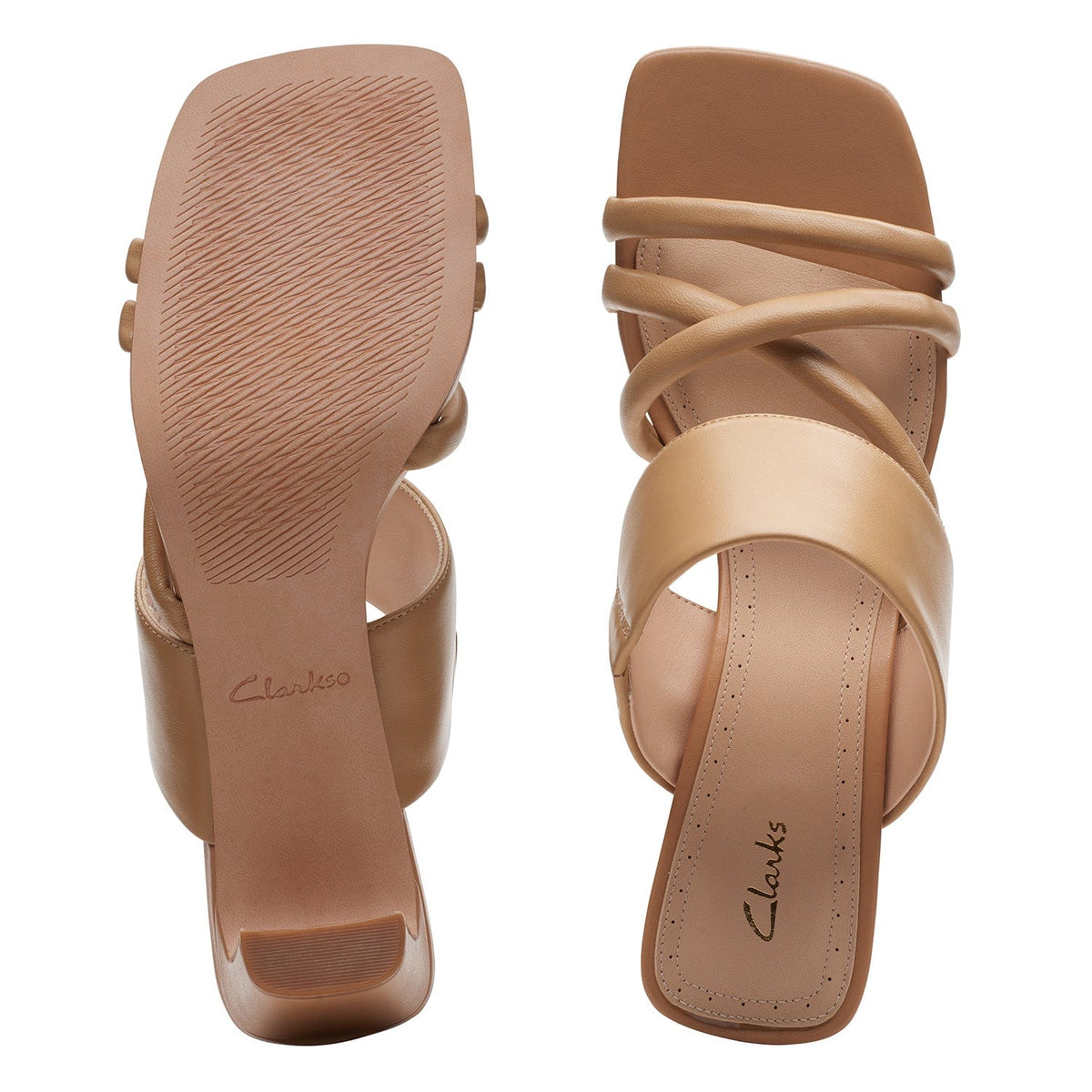 Clarks Seren65 Mule - Sandals - Camel - 261710534 - D Width (Standard Fit)