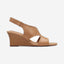 Clarks Kyarra Aster - Sandals - Light Tan Lea - 261712325 - E Width (Wide Fit)