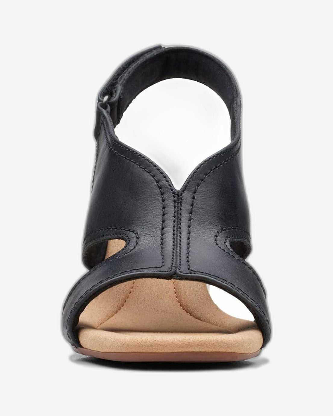 Clarks Kyarra Aster - Sandals - Black Leather - 261712345 - E Width (Wide Fit)
