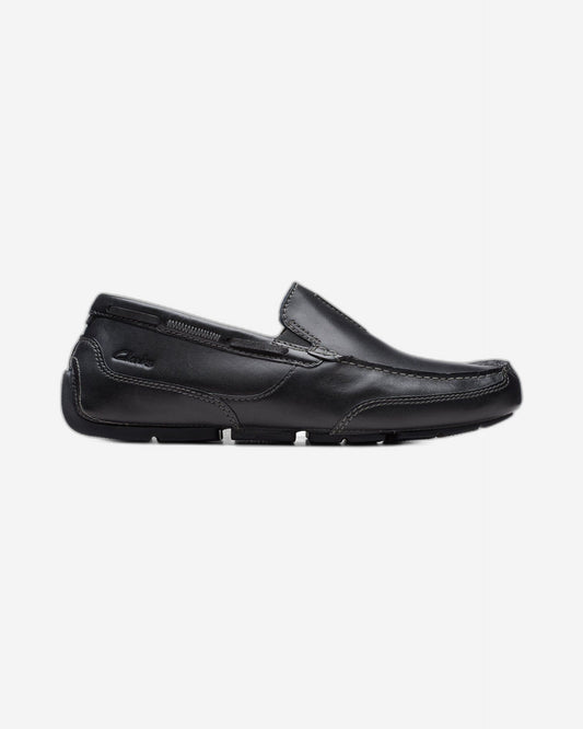 Clarks Markman Seam - Shoes - Black Leather - 261715677 - G Width (Standard Fit)