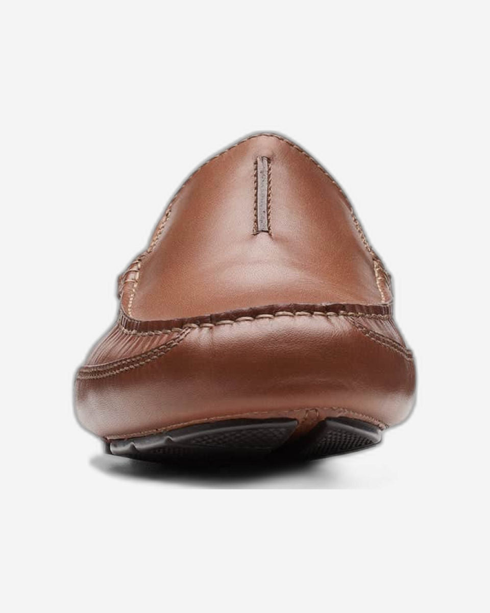Clarks Markman Seam - Shoes - Dark Tan Lea - 261715687 - G Width (Standard Fit)