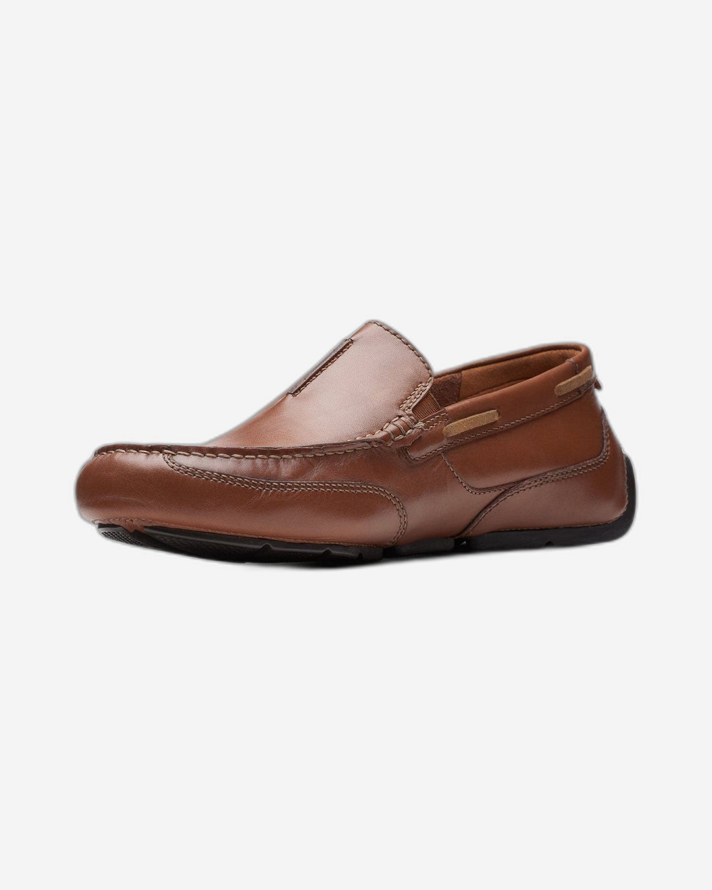 Clarks Markman Seam - Shoes - Dark Tan Lea - 261715687 - G Width (Standard Fit)