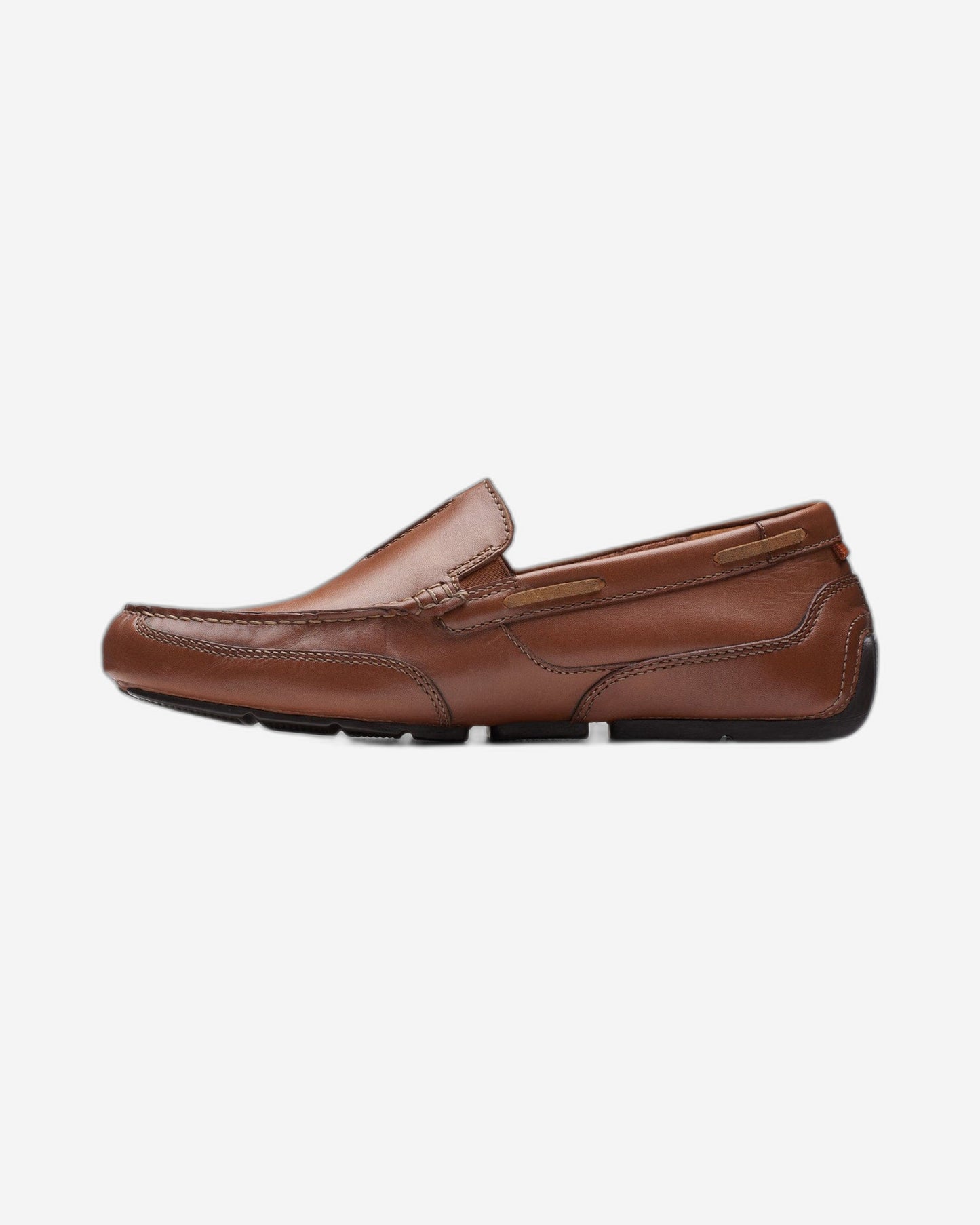 Clarks Markman Seam - Shoes - Dark Tan Lea - 261715687 - G Width (Standard Fit)